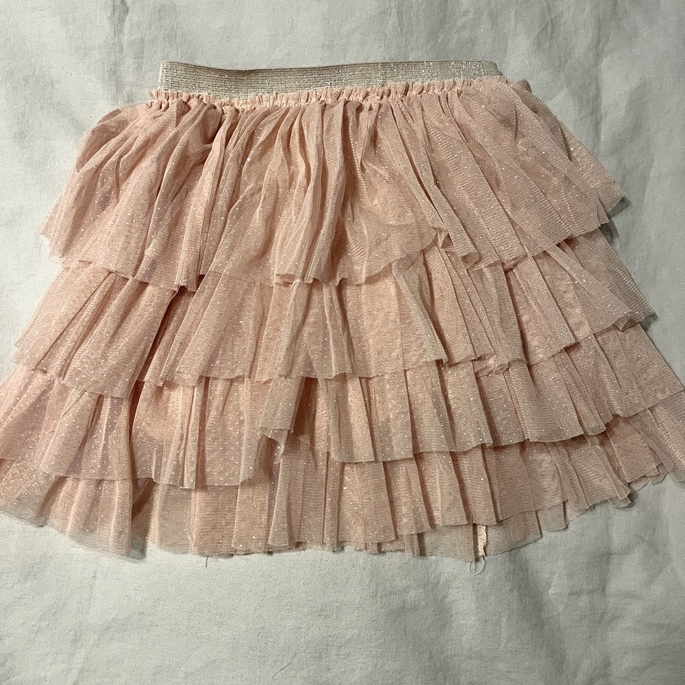 ZARA tiered tulle titi style skirt for girls